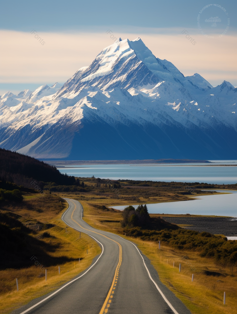 公路山水风景美景远镜头拍摄,高清,摄影图,摄影图片,图片大全,摄影图免费下载